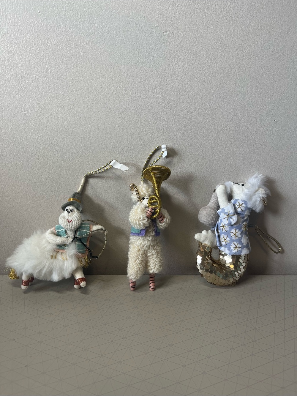 Anthropologie Zodiac Set of 3 Ornaments